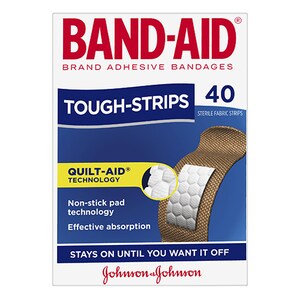 Band-Aid Tough Strips 40 Fabric Strips