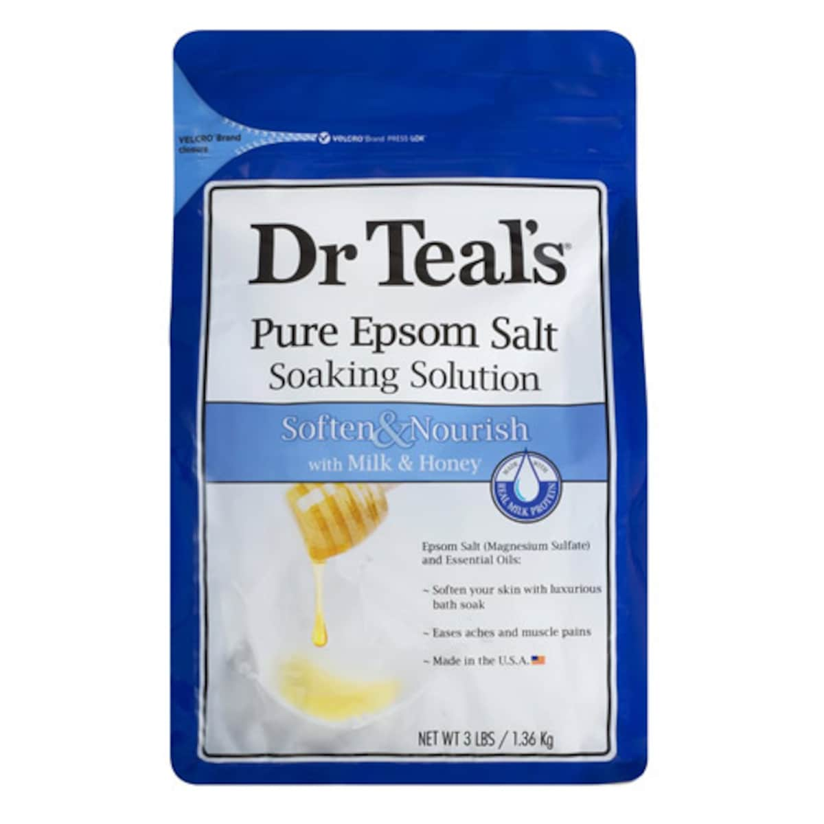 Dr Teals Epsom Salt Milk & Honey 1.36Kg