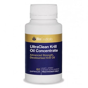Bioceuticals Ultraclean Krill Oil Concentrate 60 Capsules