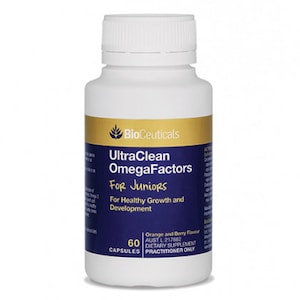 Bioceuticals Ultraclean Omegafactors For Juniors 60 Softgel Capsules