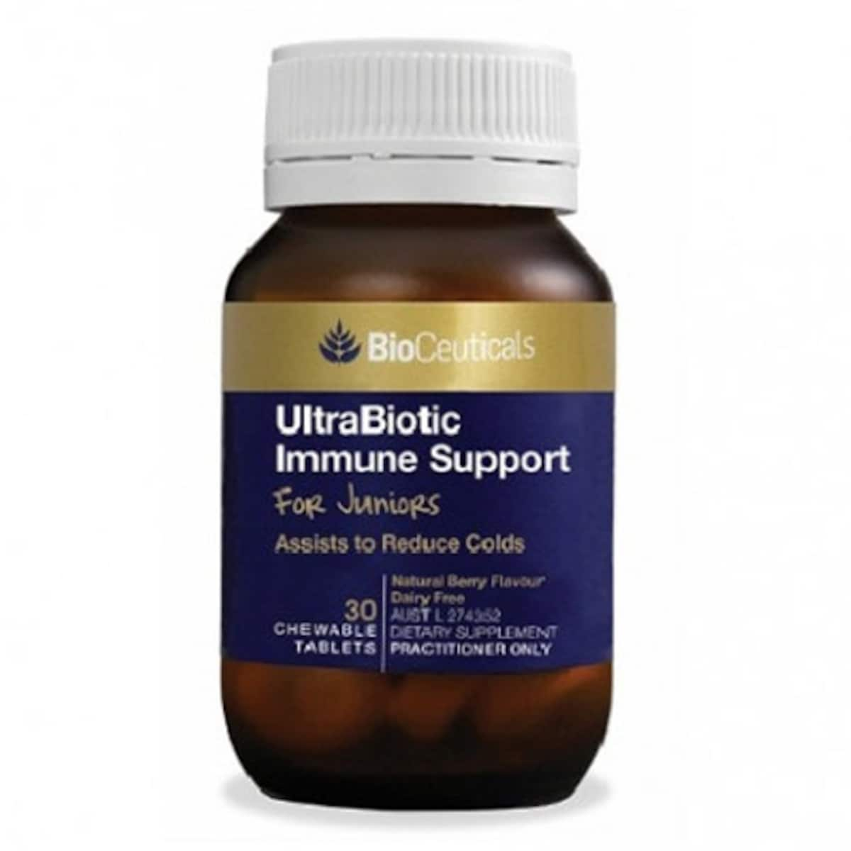 Bioceuticals Ultrabiotic Immune Junior 30 Tablets