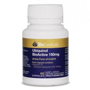 Bioceuticals Ubiquinol Bioactive 150Mg 60 Capsules