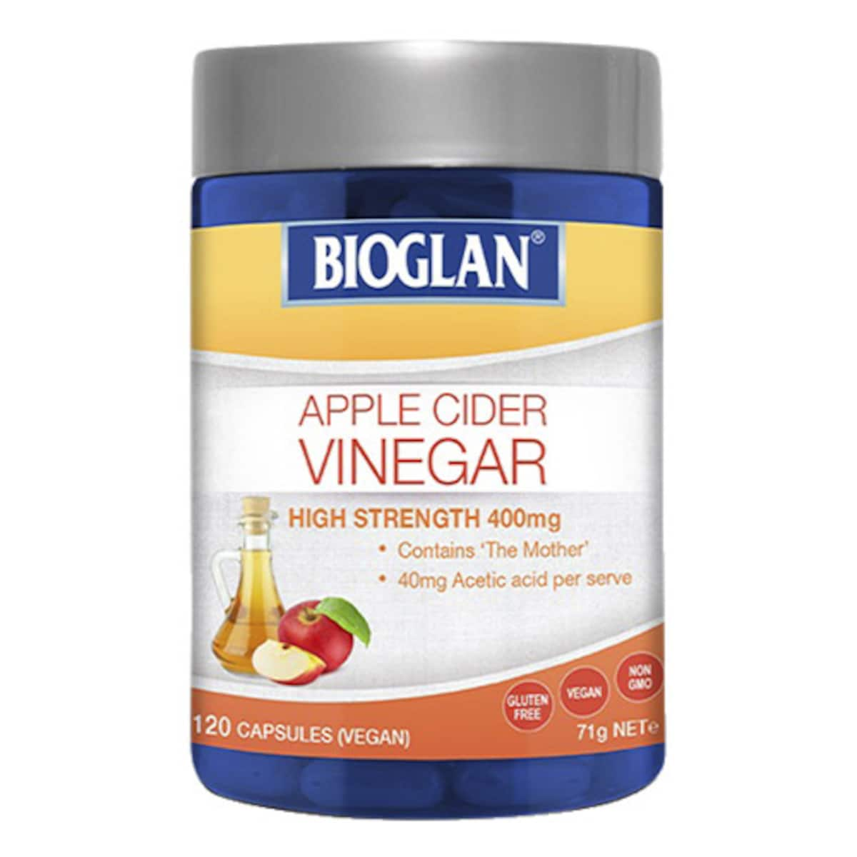 Bioglan Apple Cider Vinegar 400Mg 120 Capsules