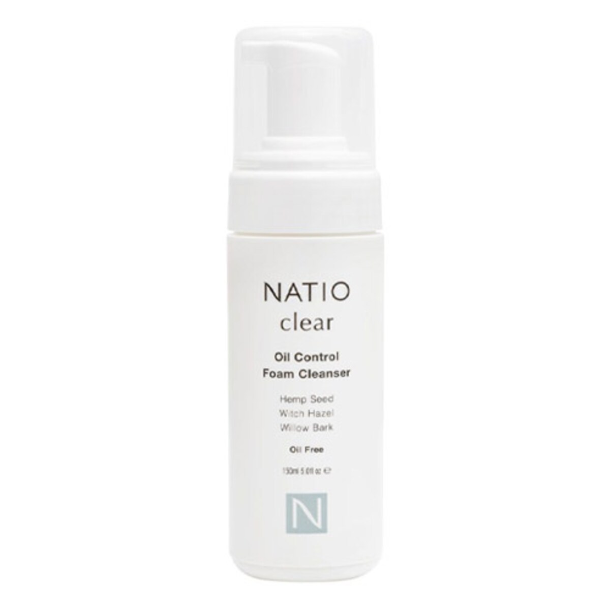 Natio Clear Oil Control Foam Cleanser 150Ml