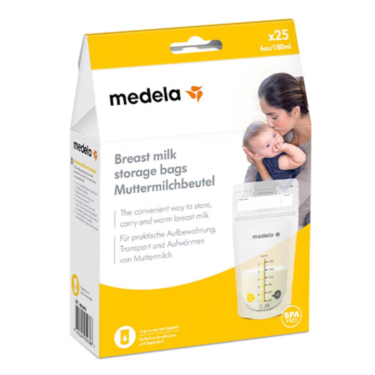 Medela Breast Milk Storage Bags 25 Pack