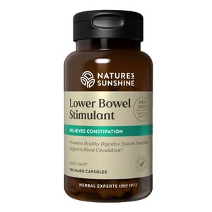 Natures Sunshine Lower Bowel Stimulant 100 Capsules