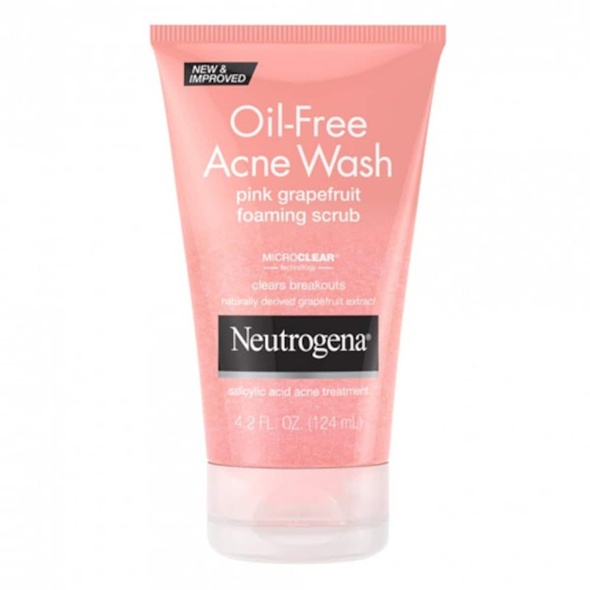 Neutrogena Oil-Free Acne Foaming Scrub Pink Grapefruit 124Ml