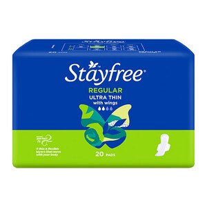 Stayfree Ultra Thin Regular With Wings 20 Pack