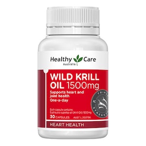 Healthy Care Wild Krill Oil 1500Mg 30 Capsules