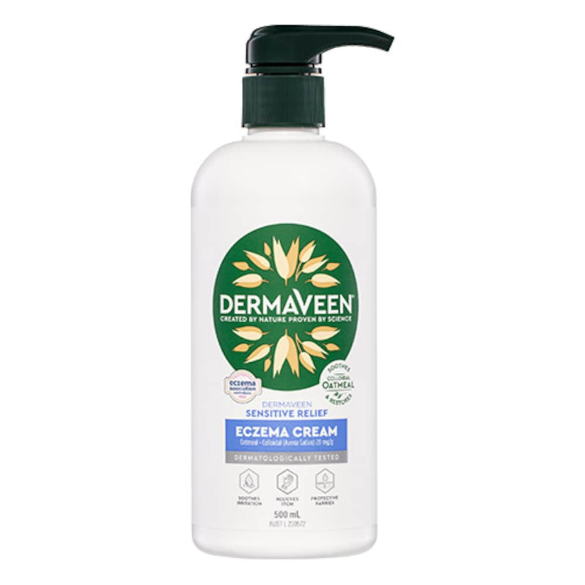 DermaVeen Sensitive Relief Eczema Cream 500ml