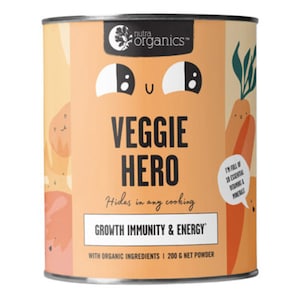Nutra Organics Veggie Hero Growth Immunity & Energy 200G