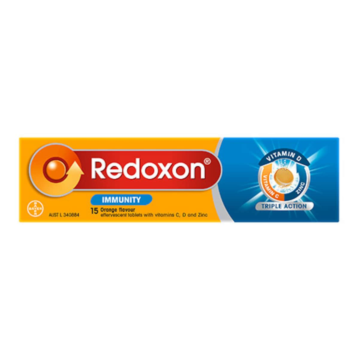 Redoxon Immunity Orange 15 Effervescent Tablets