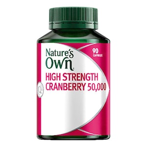 Natures Own High Strength Cranberry 50000 90 Capsules