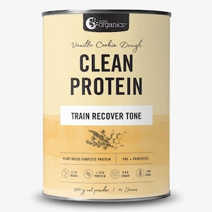 Nutra Organics Clean Protein Vanilla Cookie Dough 500G