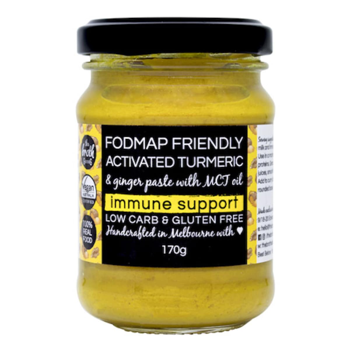 The Broth Sisters Activated Turmeric & Ginger Paste 170G