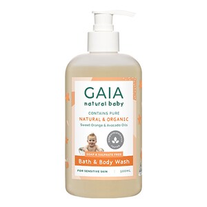 Gaia Natural Baby Bath & Body Wash 500Ml