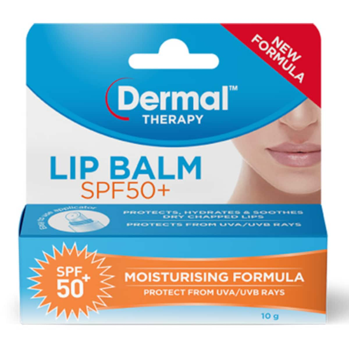 Dermal Therapy Lip Balm Spf50+ 10G New Formula