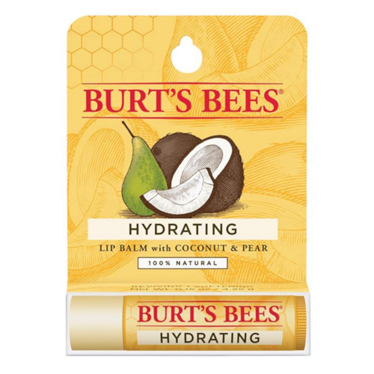 Burts Bees Coconut & Pear Lip Balm 4.25G