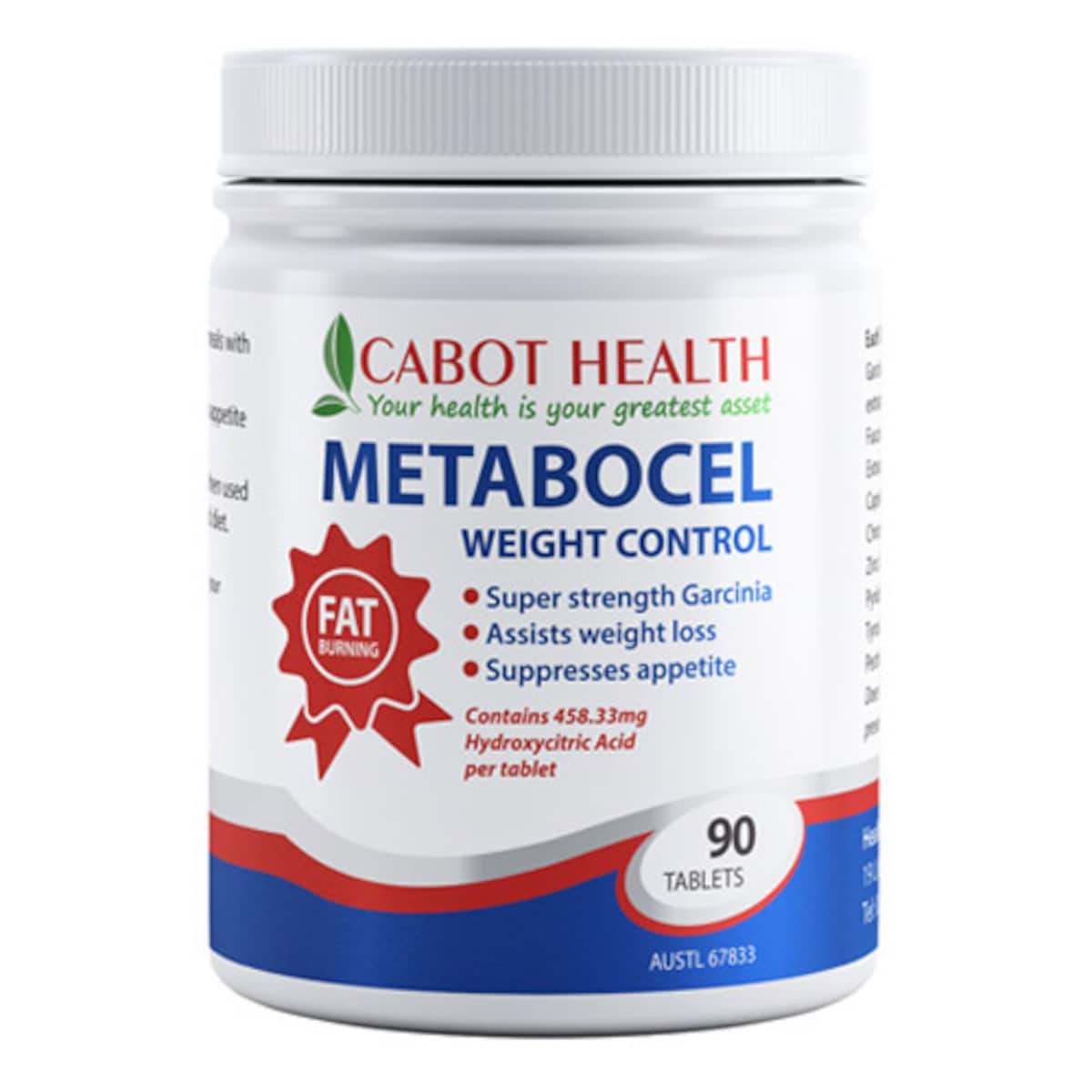 Cabot Health Metabocel Weight Control 90 Tablets