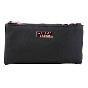 Wicked Sista Premium Black Small Flat Purse