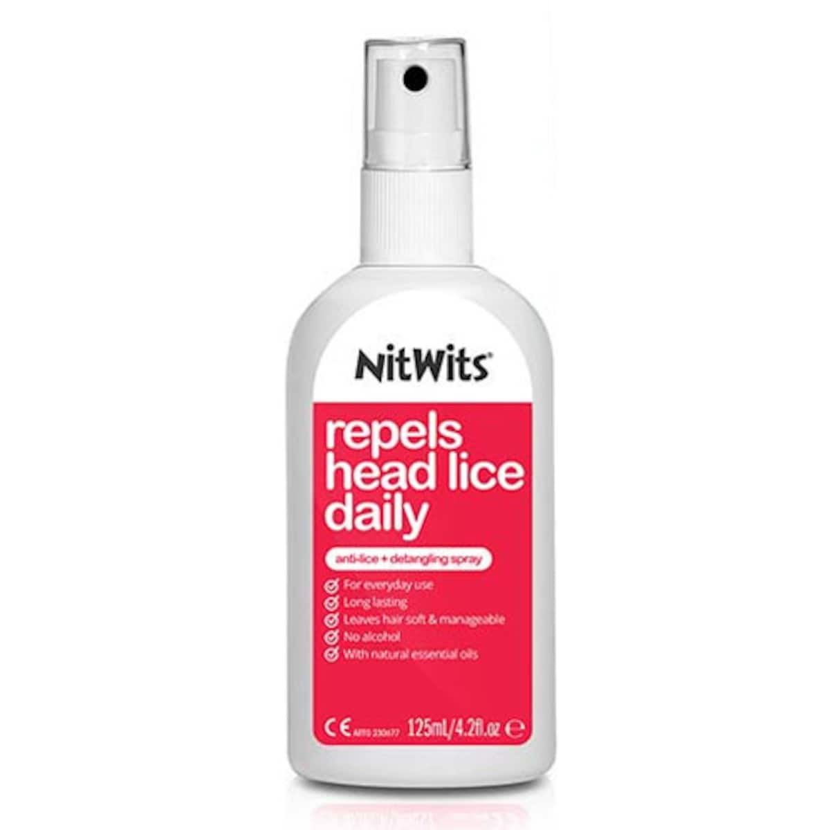 Nitwits Anti-Lice & Detangling Spray 125Ml