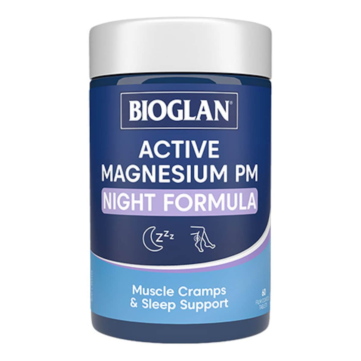 Bioglan Active Magnesium Pm Night Formula 60 Tablets