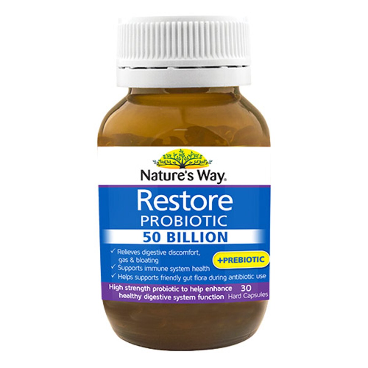 Natures Way Restore Probiotic 50 Billion 30 Capsules