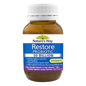 Natures Way Restore Probiotic 50 Billion 30 Capsules