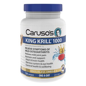 Carusos King Krill 1000Mg 120 Capsules