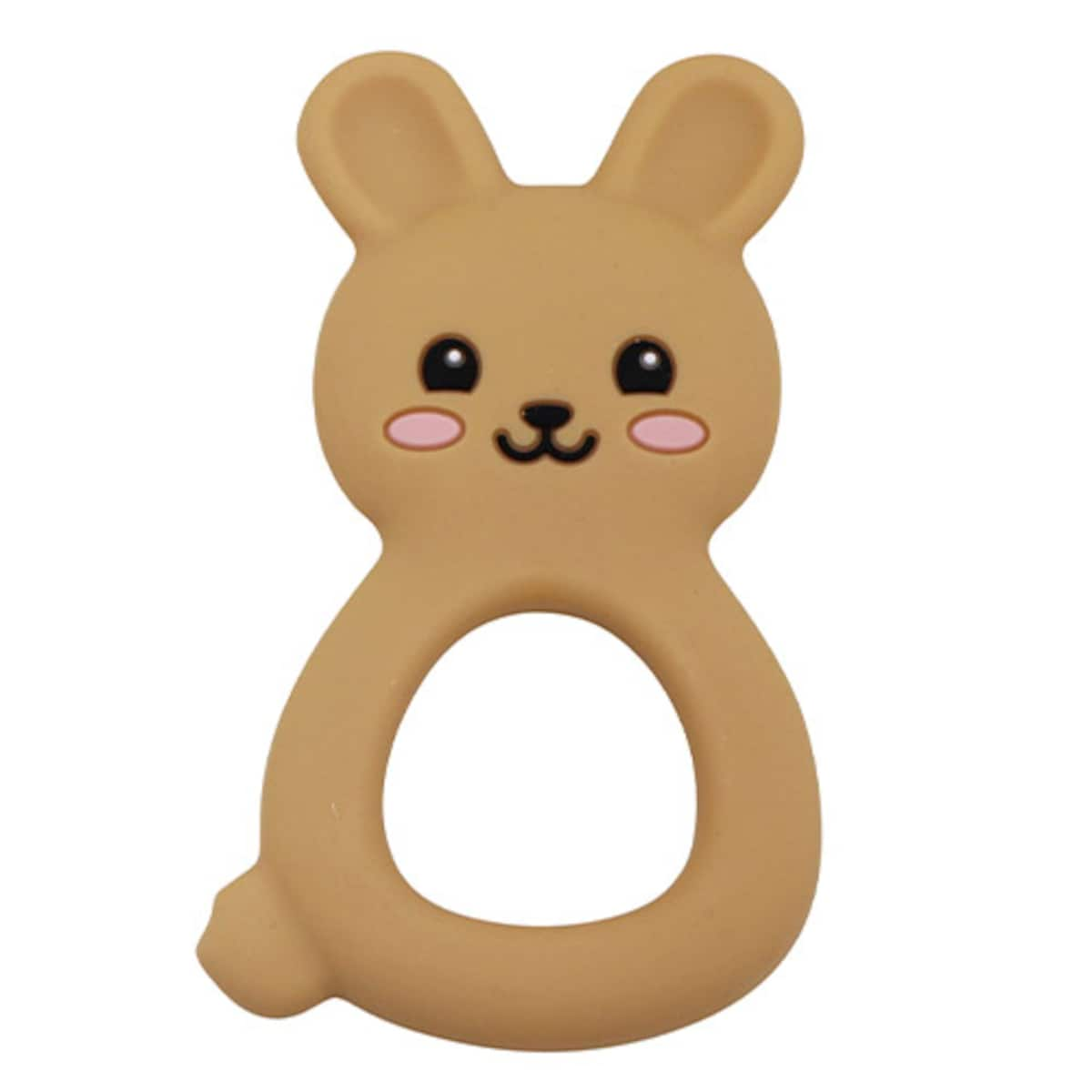 Jellystone Designs Jellies Bunny Baby Teether Tan