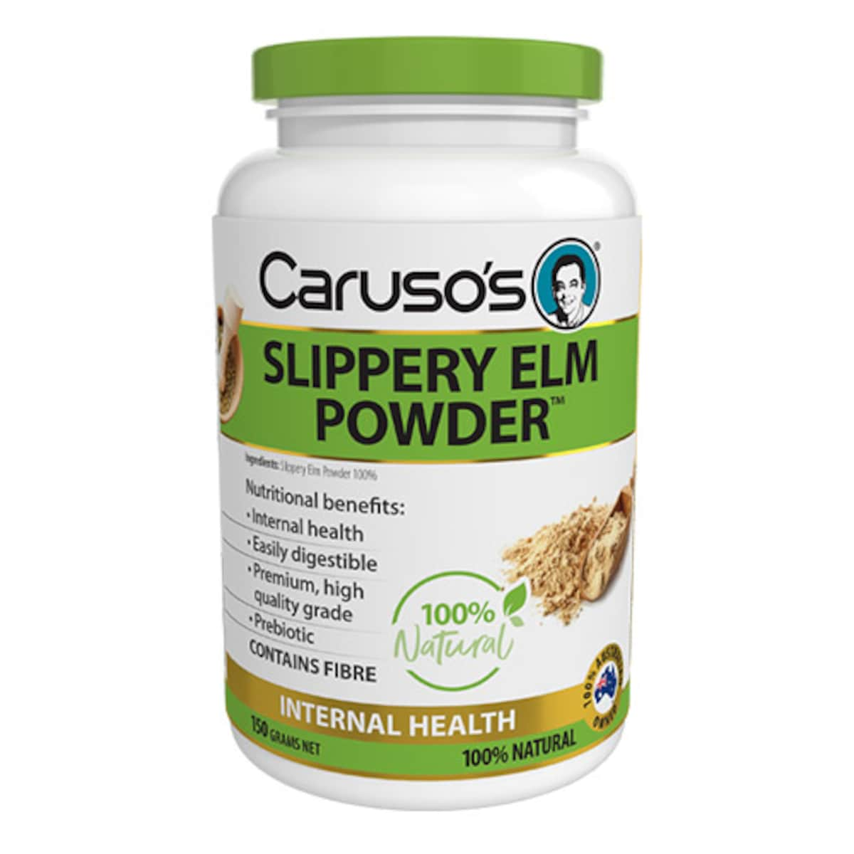 Carusos Slippery Elm Powder 150G