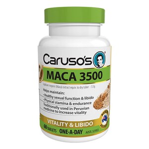 Carusos Maca 3500Mg 60 Tablets