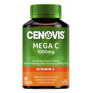 Cenovis Mega C 1000Mg Orange Flavour Vitamin C 60 Tablets