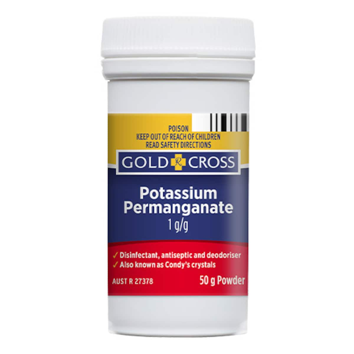 Gold Cross Potassium Permanganate 50G