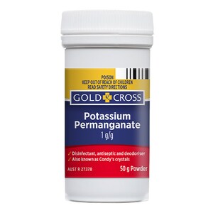 Gold Cross Potassium Permanganate 50G