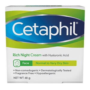 Cetaphil Rich Night Cream With Hyaluronic Acid 48G