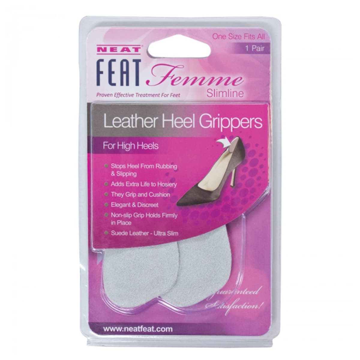 Neat Feat Leather Heel Grippers Protection From Rubbing 1 Pair