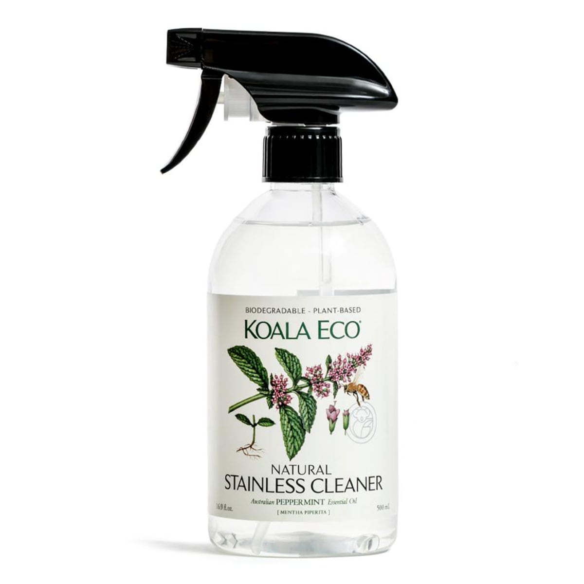 Koala Eco Stainless Steel & Chrome Cleaner Peppermint 500Ml