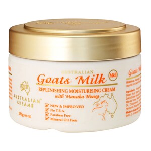 Australian Creams Goats Milk Moisturising Cream With Manuka Honey 250G