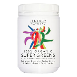 Synergy Natural Organic Super Greens Powder 500G