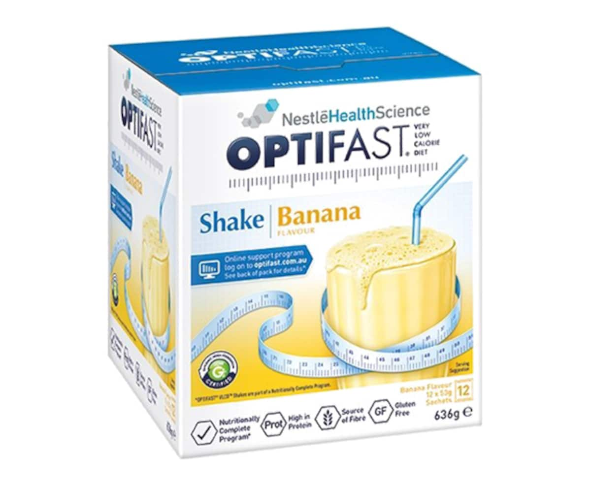 Optifast Vlcd Shake Banana 12 Serves