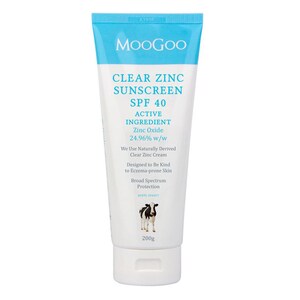 Moogoo Clear Zinc Sunscreen Spf40 200G
