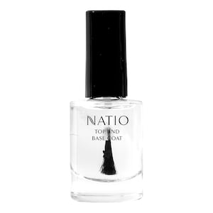 Natio Nail Colour Top & Base Coat 10Ml (New)