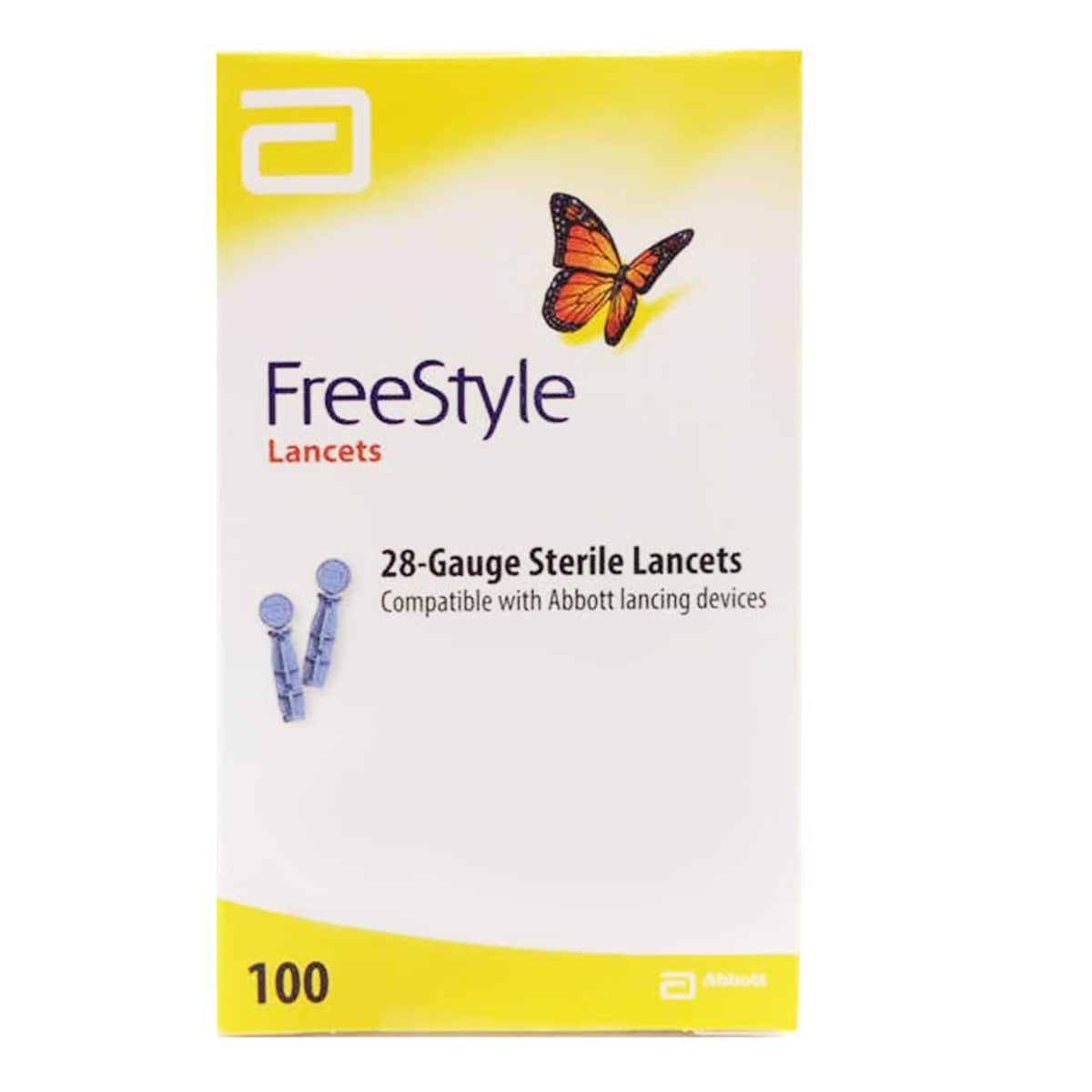 Abbott Freestyle Lancets 28-Gauge 100 Sterile Lancets