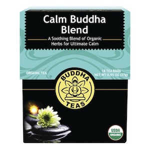 Buddha Teas Organic Herbal Calm Buddha Blend Tea 18 Pack