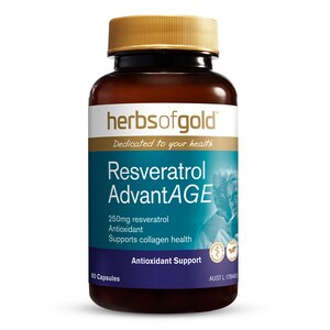 Herbs Of Gold Resveratrol Advantage 60 Capsules