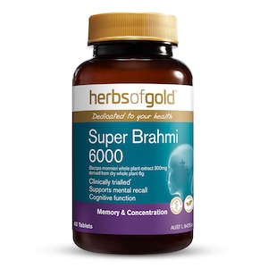 Herbs of Gold Super Brahmi 6000 60 Tablets