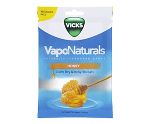 Vicks Vaponaturals Honey Flavoured Lozenges 19 Pack