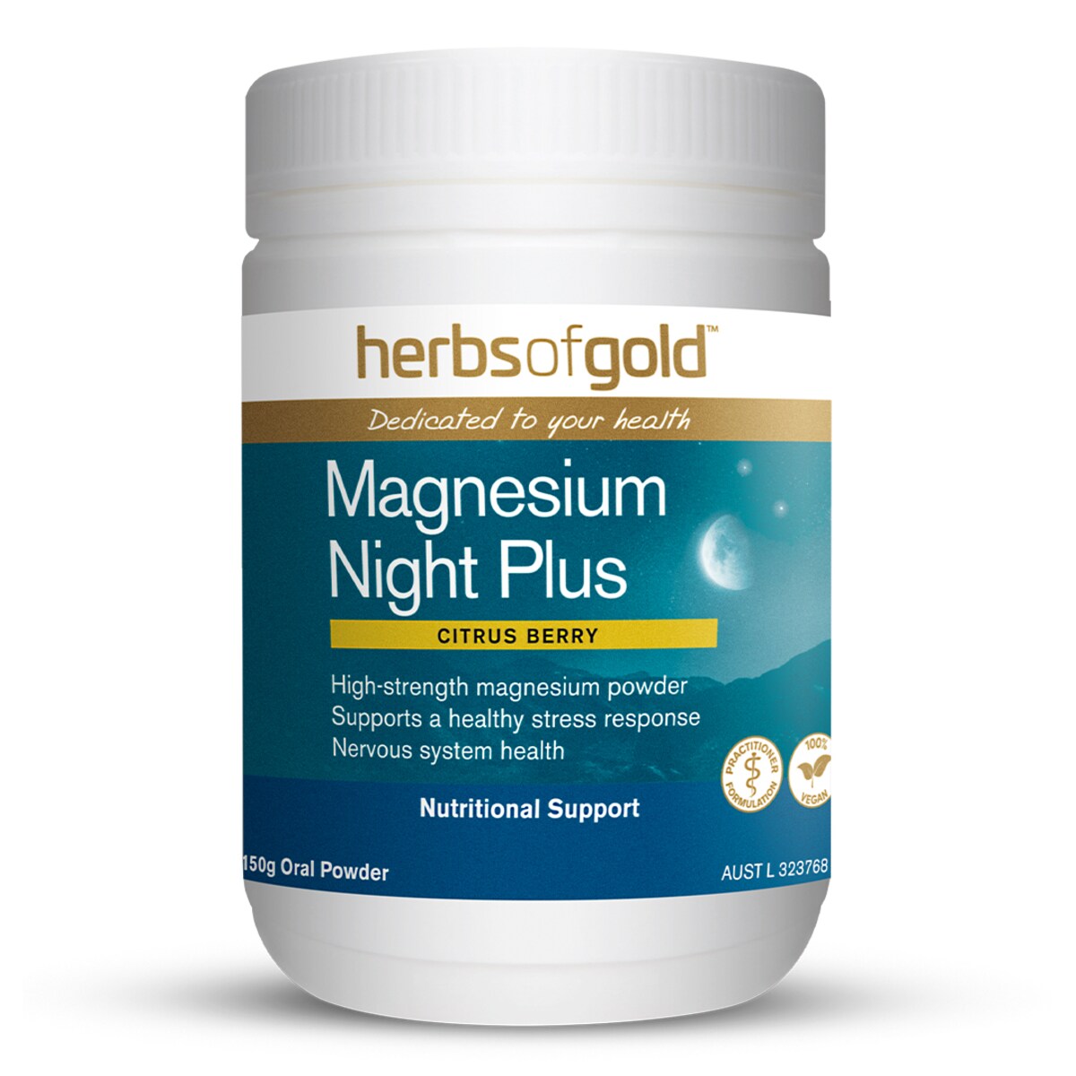 Herbs Of Gold Magnesium Night Plus 150G