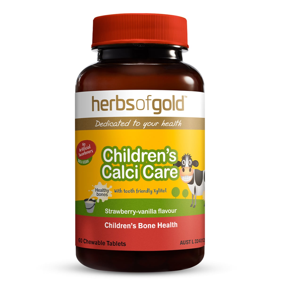 Herbs Of Gold Childrens Calci Care 60 Chewable Tablets